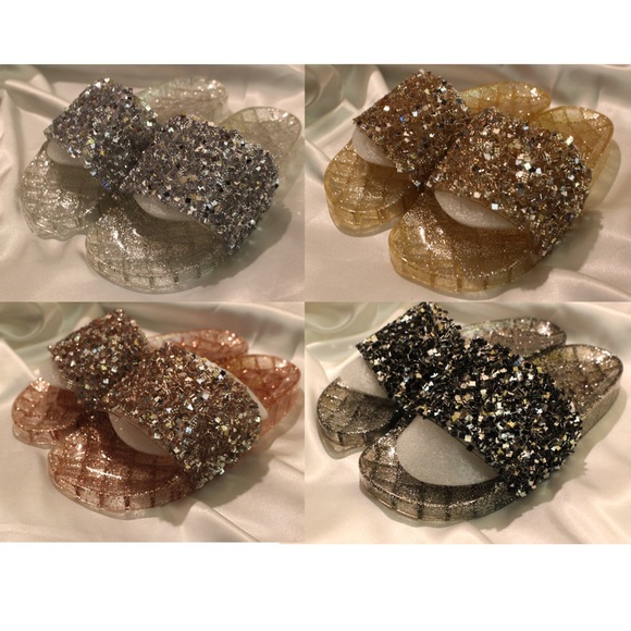 Embellished Slides-Silver!!🤩 - Picture 7 of 7